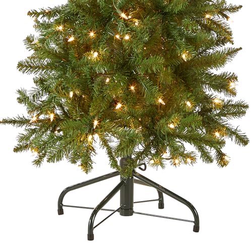 National Tree Company 4.5ft Pre-Lit Kingswood Fir Slim Christmas