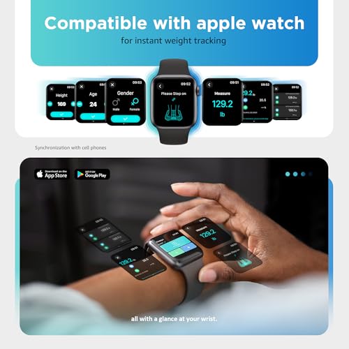 Posture Black Bluetooth Body Fat Scale with Voice Prompt - Full Body Composition Analyzer