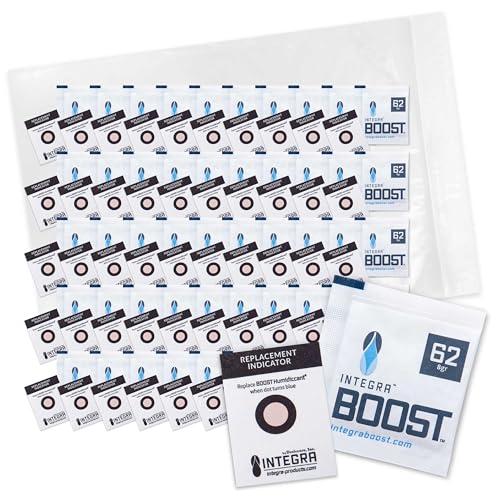 Integra Boost 62% RH 2-Way Humidity Control Pack - Pack of 50, 8g
