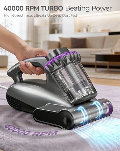 Mayking Pro Mattress Vacuum Cleaner Upgrade Model MV03 with Dust Detection & UV-C