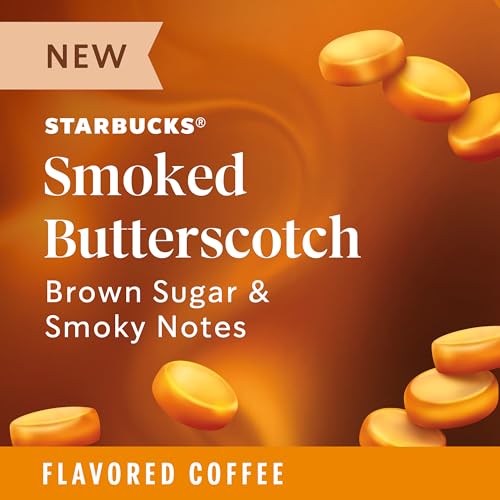 Starbucks Fall Coffee Bundle - Pumpkin Spice, Smoked Butterscotch & Medium Roast K-Cups, 30 Pods