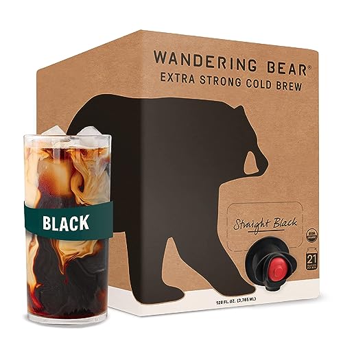 Organic Cold Brew Coffee On Tap - Straight Black, 128 Fl Oz - Original Variation