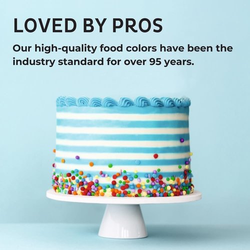 Chefmaster Super Red Liqua-Gel® Food Coloring | Vibrant Color | Professional-Grade Dye for Icing, Frosting, Fondant | Baking & Decorating | Fade-Resistant | Easy-to-Use | Made in USA | 10.5 oz
