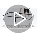 14-Inch Twin Metal Bed Frame with Storage - Heavy Duty Steel Slat Support
