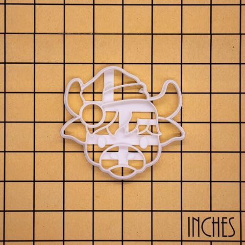Bakerlogy Highland Cow Cookie Cutter for Baking and Crafts - 10cm