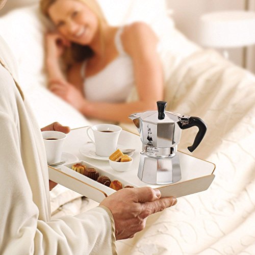 Bialetti 12-Cup Moka Express Espresso Maker with Wooden Stirring Spoon Bundle