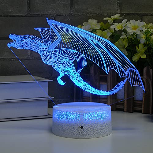 Dragon LED Lighting Kids Night Light,16 Colors with Remote Control Dragon Toy for Kids as a Birthday Gifts Christmas Gift for Boys and Girls