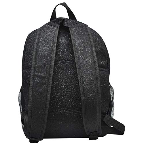 NGIL Glitter-Black Canvas School Backpack - Lightweight & Durable for Kids & Teens
