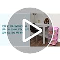White 3-Tier Storage Cart with Removable Wheels - 2 Pack