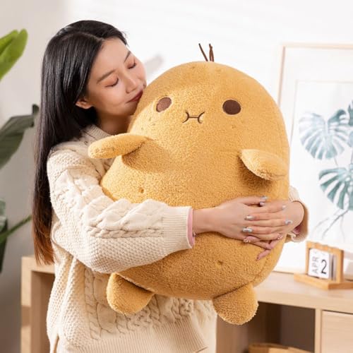 Potato Plush, 13.7inch Kawaii Stuffed Potato Pillow Soft Cute Potato Plushie Pillow,Funny Food Plush Pillows Doll for Kids Gifts Home Decor Party