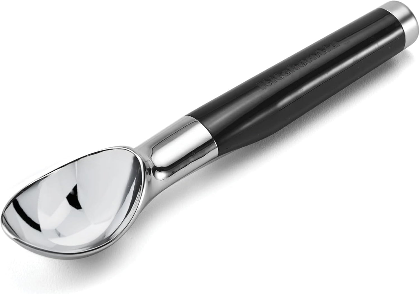KitchenAid Ice Cream Scoop - Classic Design, 8.6 Inches, Sleek Black Finish
