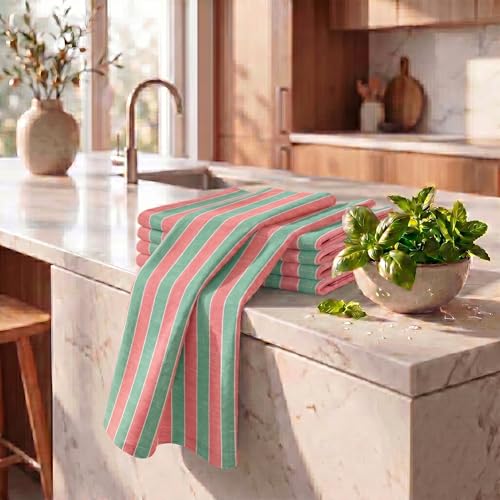 Urban Villa Christmas 20" x 30" Cotton Kitchen Towels Set of 6 (Variation: 20" x 30" / 114 Christmas)
