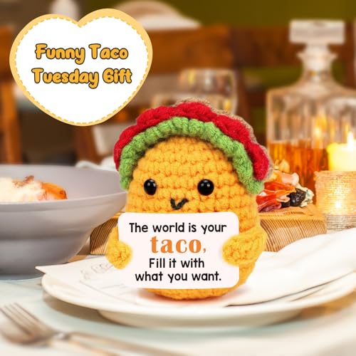 World OCCdesign Handmade Inspirational Taco Gift for Christmas & Holiday Stockings