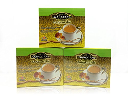 Gano Excel Tongkat Ali Coffee Sachets - 3 Box Pack, Herbal Energy Boost
