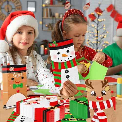 Christmas Napkins, 40Pcs Christmas Paper Napkins includes Santa Napkins ElK Napkins and Snowman Napkins Disposable Merry Christmas Napkins for Xmas Winter Holiday Dinner Party Supplies