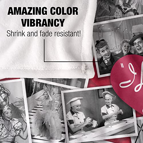 Trevco I Love Lucy Time After Silky Touch Super Soft Throw Blanket 36"