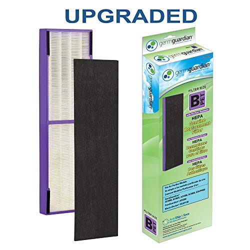 HEPA Air Filter with Toxin Clear Variant for GermGuardian AC Models - Removes 99.97% Pollutants & VOCs