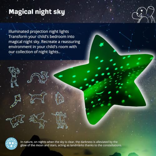 Cloud b Twilight Turtle Green Night Light Star Projector with 3 Colors & Auto-Shutoff