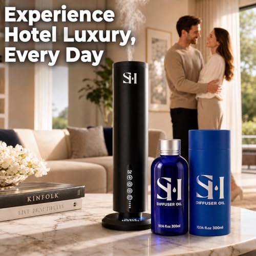 SCENTHORIZON Monaco MC01 Hotel Diffuser Oil Refill 10.14 oz - Elegant Floral & Woody Notes, Waterless & Pet Safe