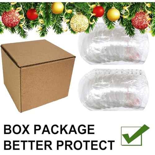 10PK 80MM Clear Plastic Fillable Ornaments,Transparent DIY Craft Ball,Clear DIY Christmas Ornament Large Sizes for Wedding,Party,Home Decor (10)