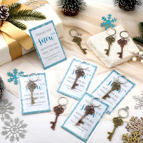 Vesici 24 Snowflake Christmas Gift Set Bulk for Staff & Coworkers