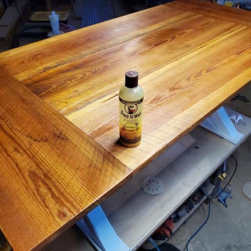 Howard Feed-N-Wax Wood Polish & Conditioner 64 Oz - Protect & Enhance Natural Grain