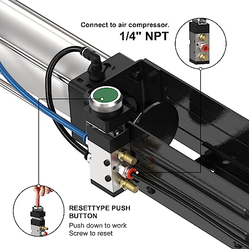 8-16 OZ Pneumatic Can Crusher for Recycling Soda Beer Cans - Man Cave Garage