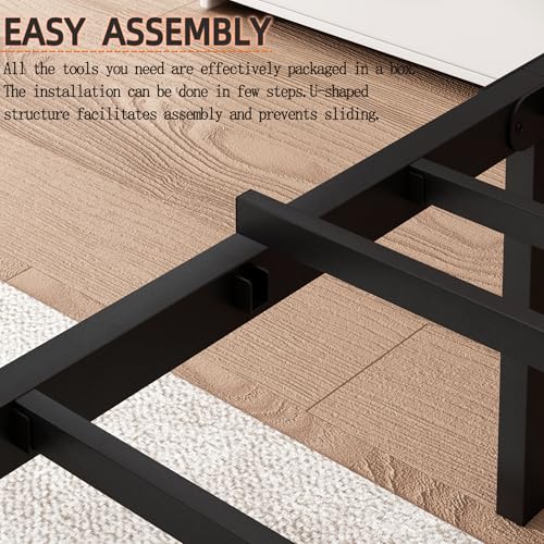 Metal Bed Frame Twin Size with Storage Space