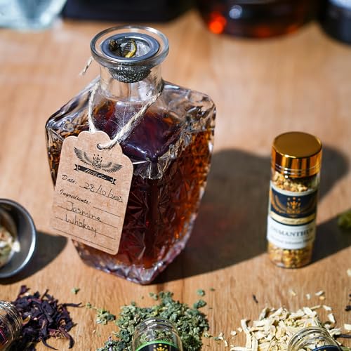 DIY Alcohol Infusion Kit for Whiskey, Gin, Vodka & Rum - Natural Flavors, Gift Set