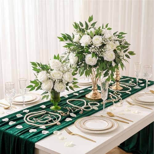 Artificial Italian Ruscus Greenery Stems Bulk - 80 Pieces, Realistic Foliage for Decor & DIY