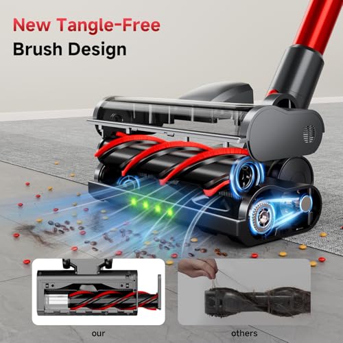 Clinkal Cordless Stick Vacuum Cleaner 38KPa Powerful Suction Lightweight