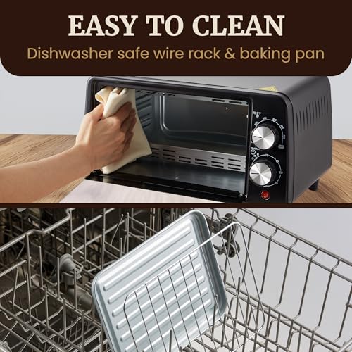Elite Gourmet 9.5Qt Toaster Oven - 4-Slice Black New Version