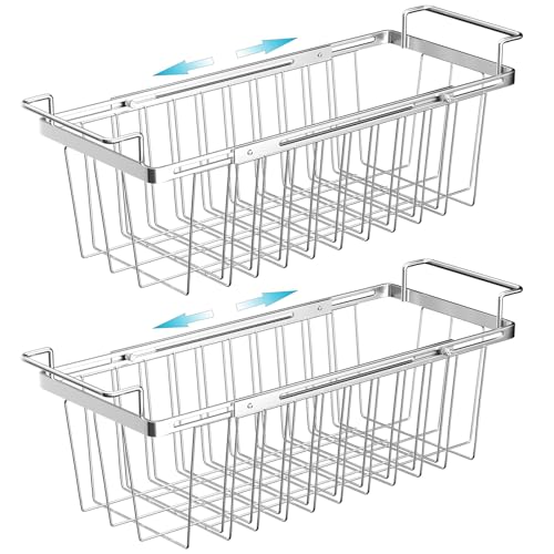 Expandable Freezer Baskets for Chest Freezer 2pcs - Adjustable Space Organizer