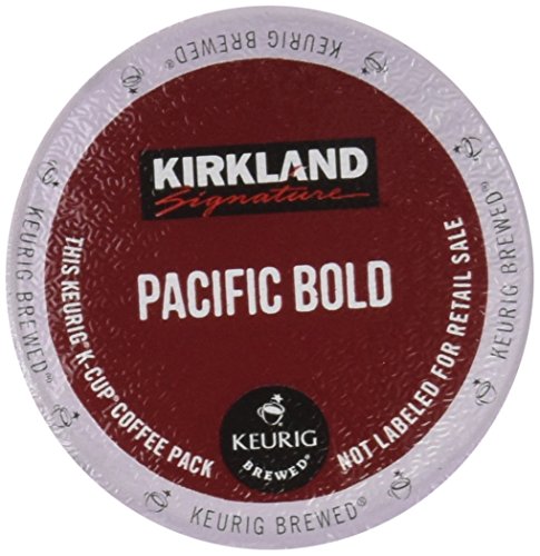 Kirkland Pacific Bold K-Cups - 100 Dark Roast Coffee Pods for Keurig