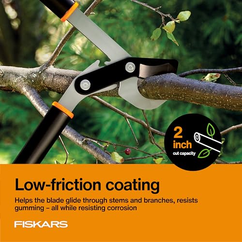 Fiskars 32-Inch PowerGear Bypass Lopper Tree Trimmer with 2-Inch Cut Capacity