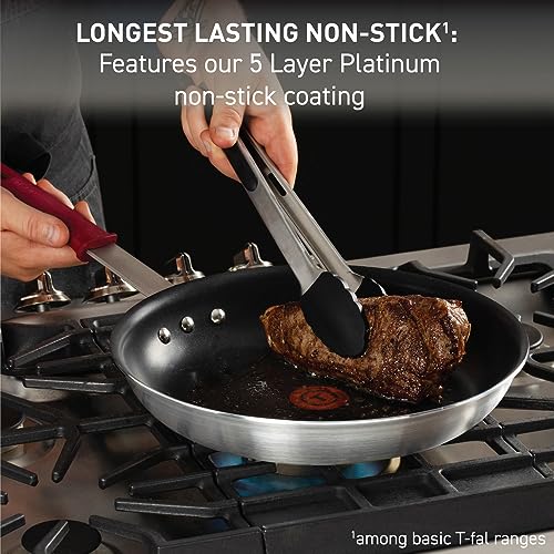 Professional Nonstick Fry Pan - 12 Inch Skillet with Stainless Steel Handle - Oven Safe 400°F