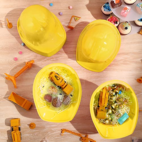 Kids Construction Party Hats - Yellow, 100 Pack - Safe & Fun Party Supplies
