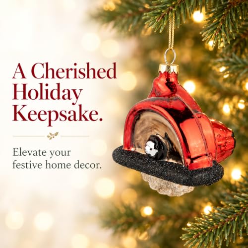 The Bridge Collection Glass Circular Saw Christmas Ornament - Handyman Holiday Decor
