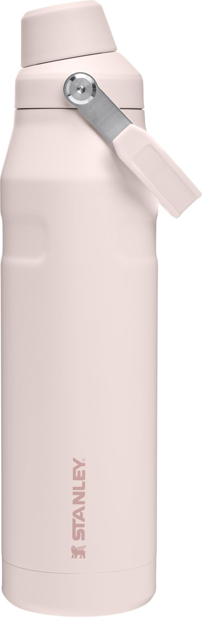 Stanley IceFlow Fast Flow Water Bottle 36 oz | Angled Spout Lid | Lightweight and Leakproof for Travel and Sports | Insulated Stainless Steel | BPA-Free | Rose Quartz