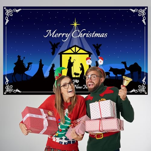 Rvsticty Halloween Backdrop for Parties - Christmas & Birthday Decorations, 71x43 Inches, Halloween 1