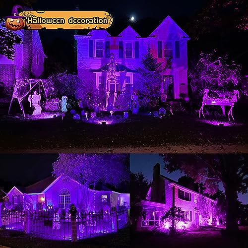 MELPO 30W LED Black Light Flood Light Outdoor for Glow Party, Neon & UV Effects - Variation 4