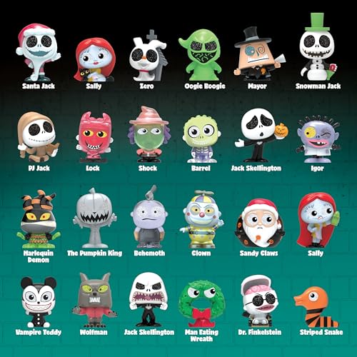 Disney Nightmare Before Christmas Advent Calendar with 24 Collectible Figurines