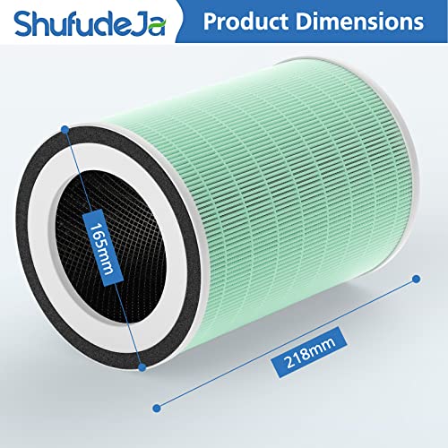 Pet Replacement Filter 2 Pack for Afloia KILO Air Purifier - Green Variation
