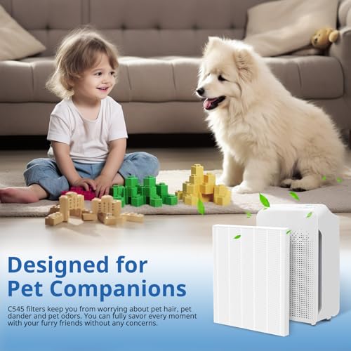4 Pack C545 HEPA Air Purifier Filters Compatible with Winix C545