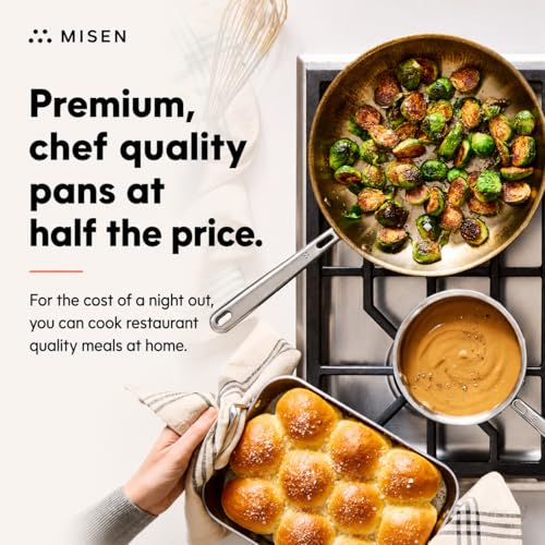 5-Ply 6-Inch Stainless Steel Frying Pan - Durable, Induction & Oven Safe