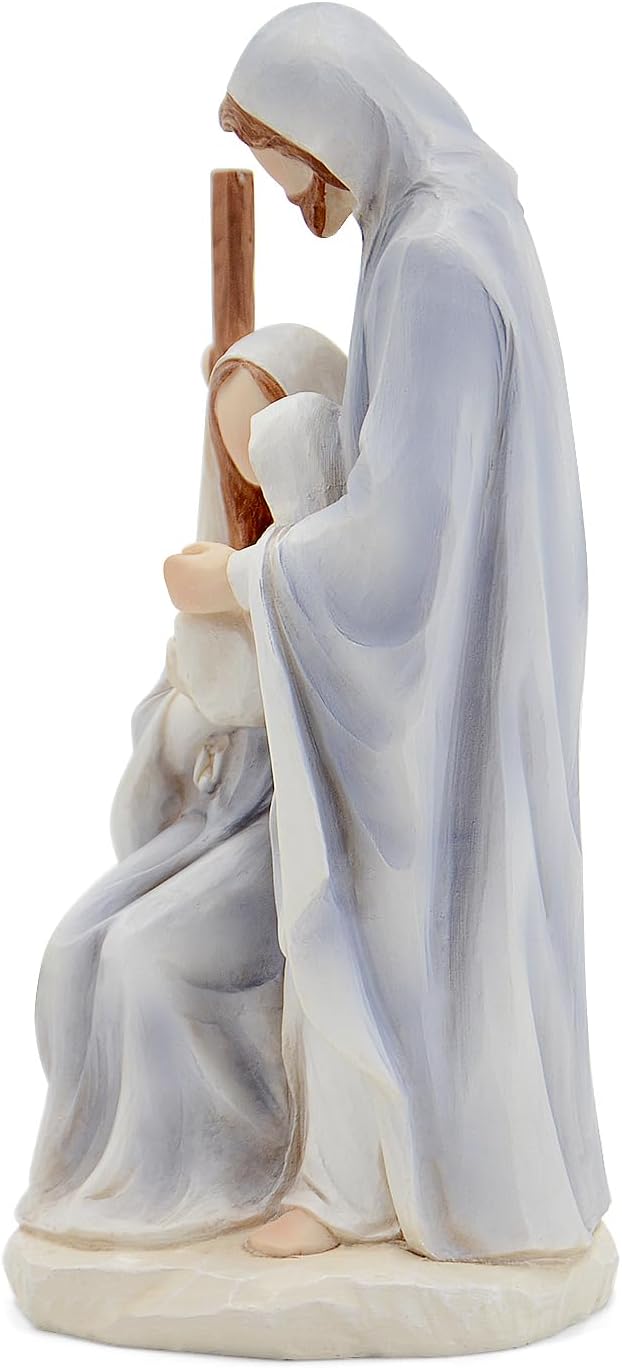Skiennix Christmas Nativity Set - Large Hand-Painted Holy Family Scene | 10" Indoor Figurines