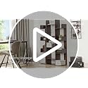 VASAGLE Rustic Brown 5-Tier Bookshelf with 13 Storage Shelves, 55.1 Inches
