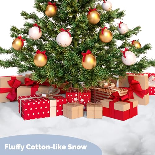 Kiwayo 170g Christmas Fake Snow Fluff - 6oz Miniature Snow for Crafts & Winter Decor