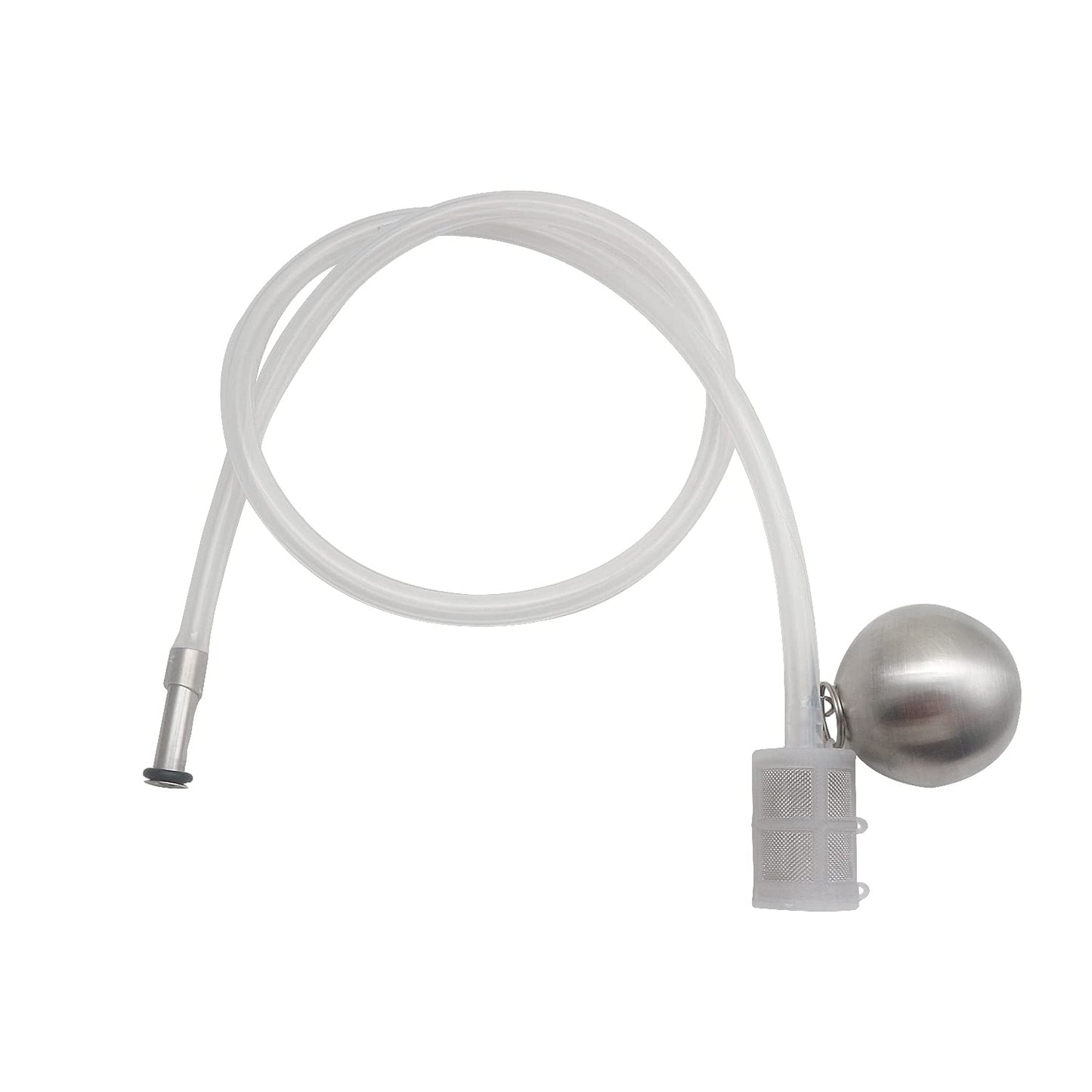 304 Stainless Home Brew Beer FermZilla Ball Floating Beer Keg Liquid Dip Tube with Floating Dip Tube Filter and 80CM Silicone Dip Tube