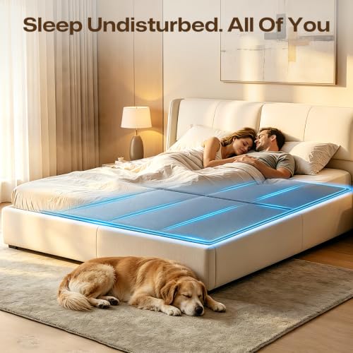 King Size Bunkie Board 76x80'' - Breathable Support, Noise-Free, Moisture Resistant Oxford Fabric, Low Profile Bed Foundation - King Variation